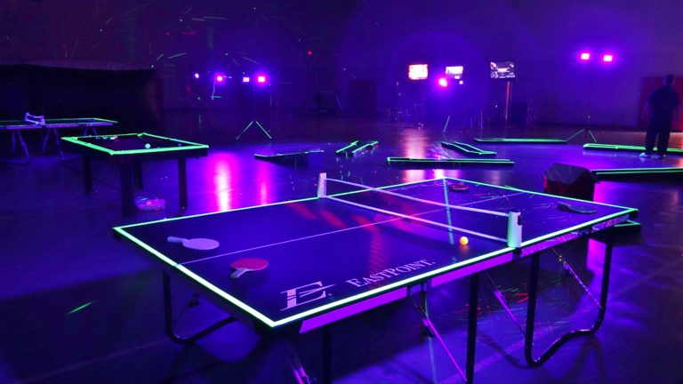 Glow Sport Game table rentals