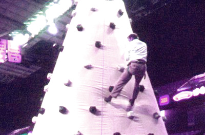 Inflatable rock wall rental in Delaware