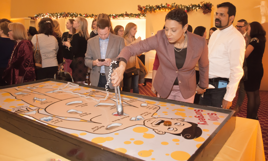 Interactive corporate event party rentals. The game of Operation.