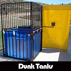 Dunk tank rentals in PA, NY, DE, NJ