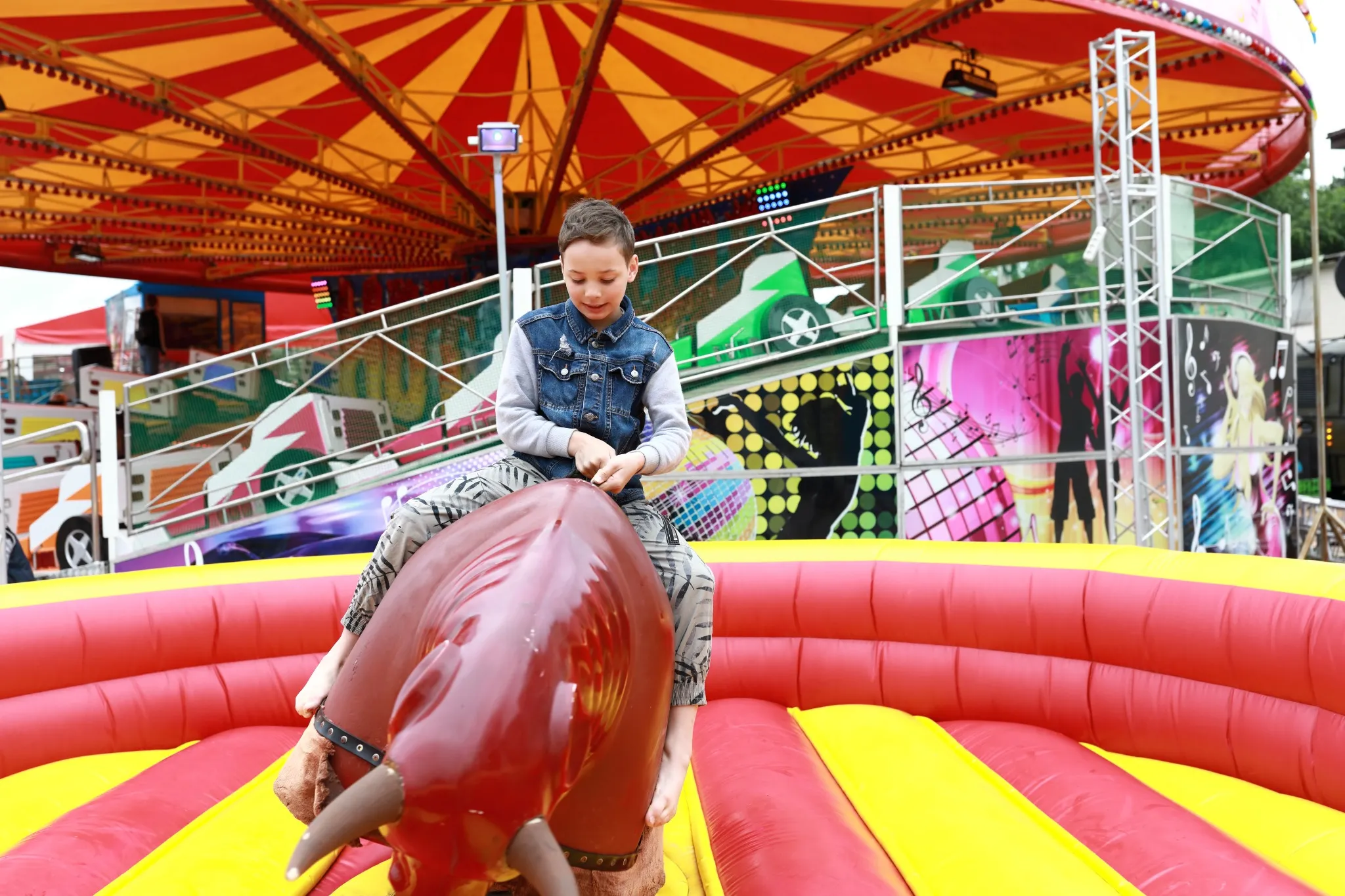 Mechanical Bull Rental Setup in Wilmington, DE