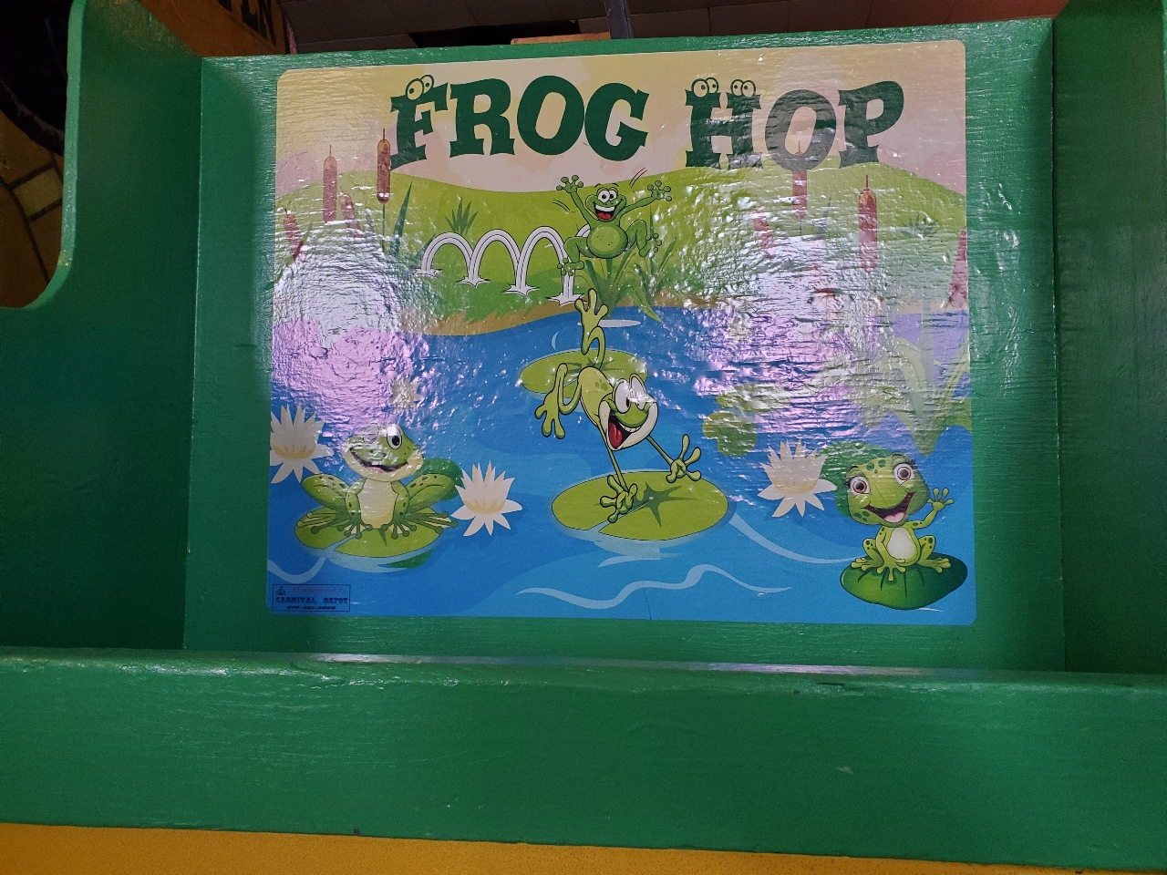 Frog Hop carnival game rental