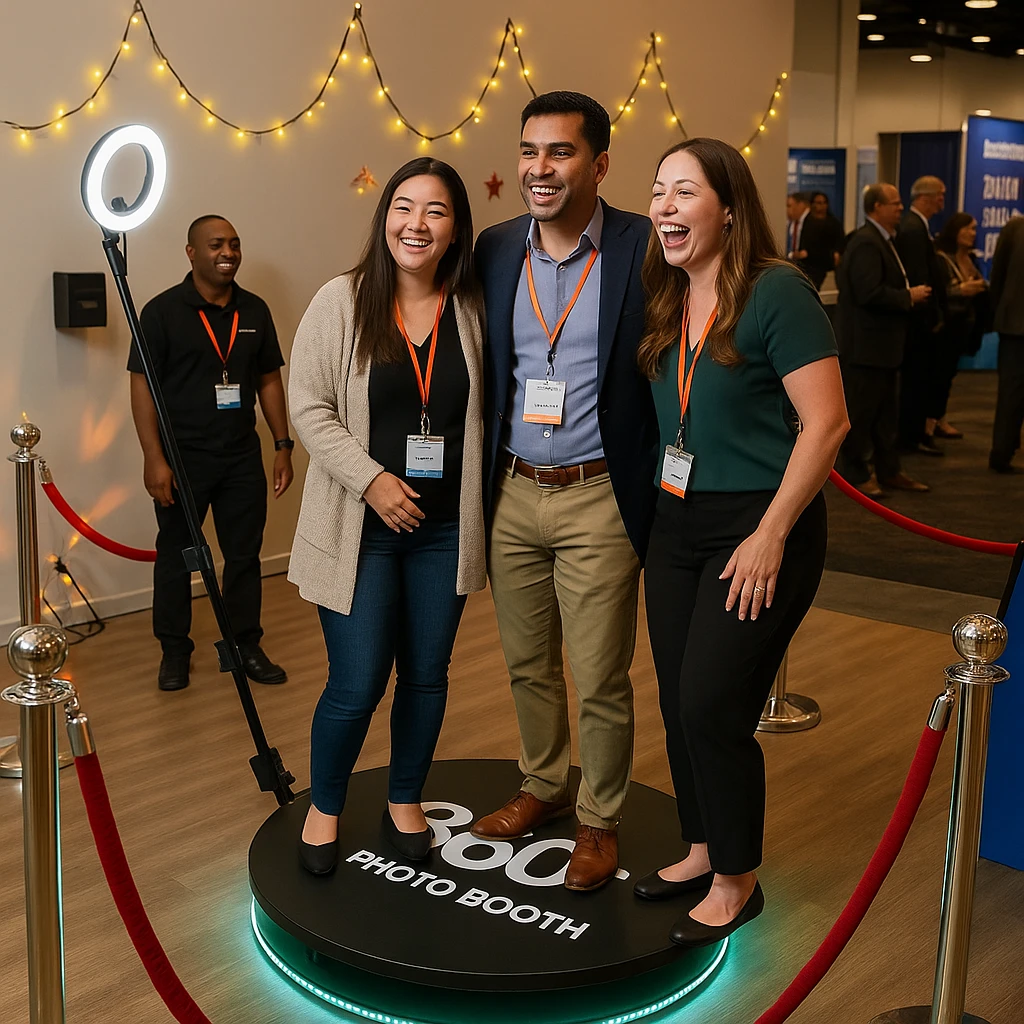 360 Photo Booth Rentals for Trade Shows