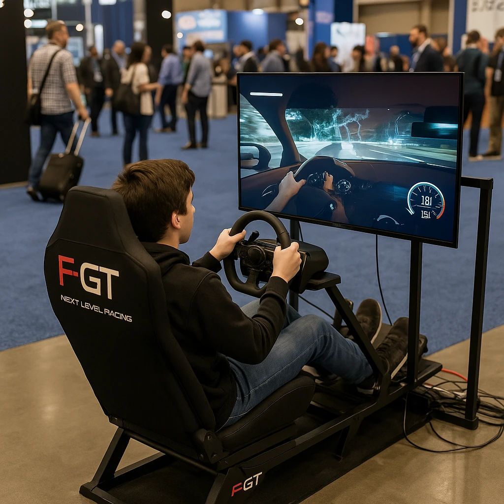 Car Racing Simulator Rentals for Trade Shows
