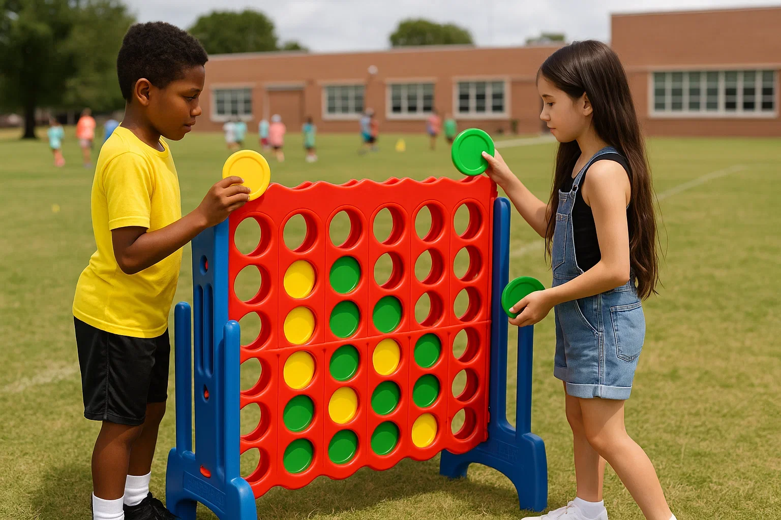 Giant Connect 4 game rentals for school field day