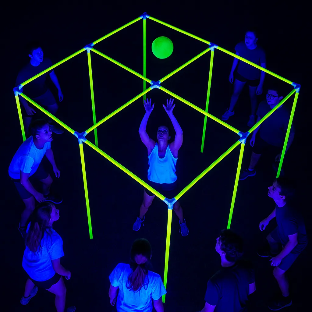Glow 9 Square in the Air at an East Coast college event
