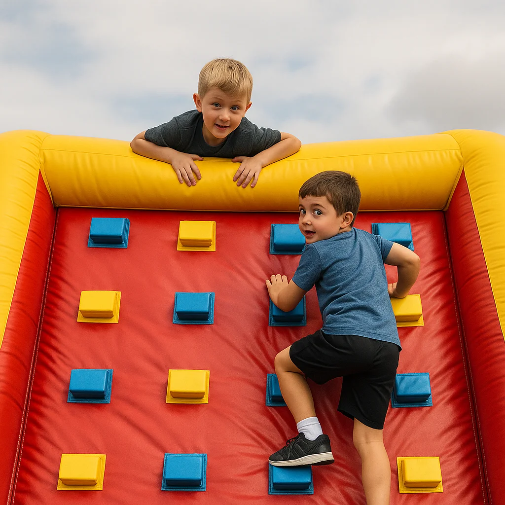 Inflatable obstacle course rental for school field day