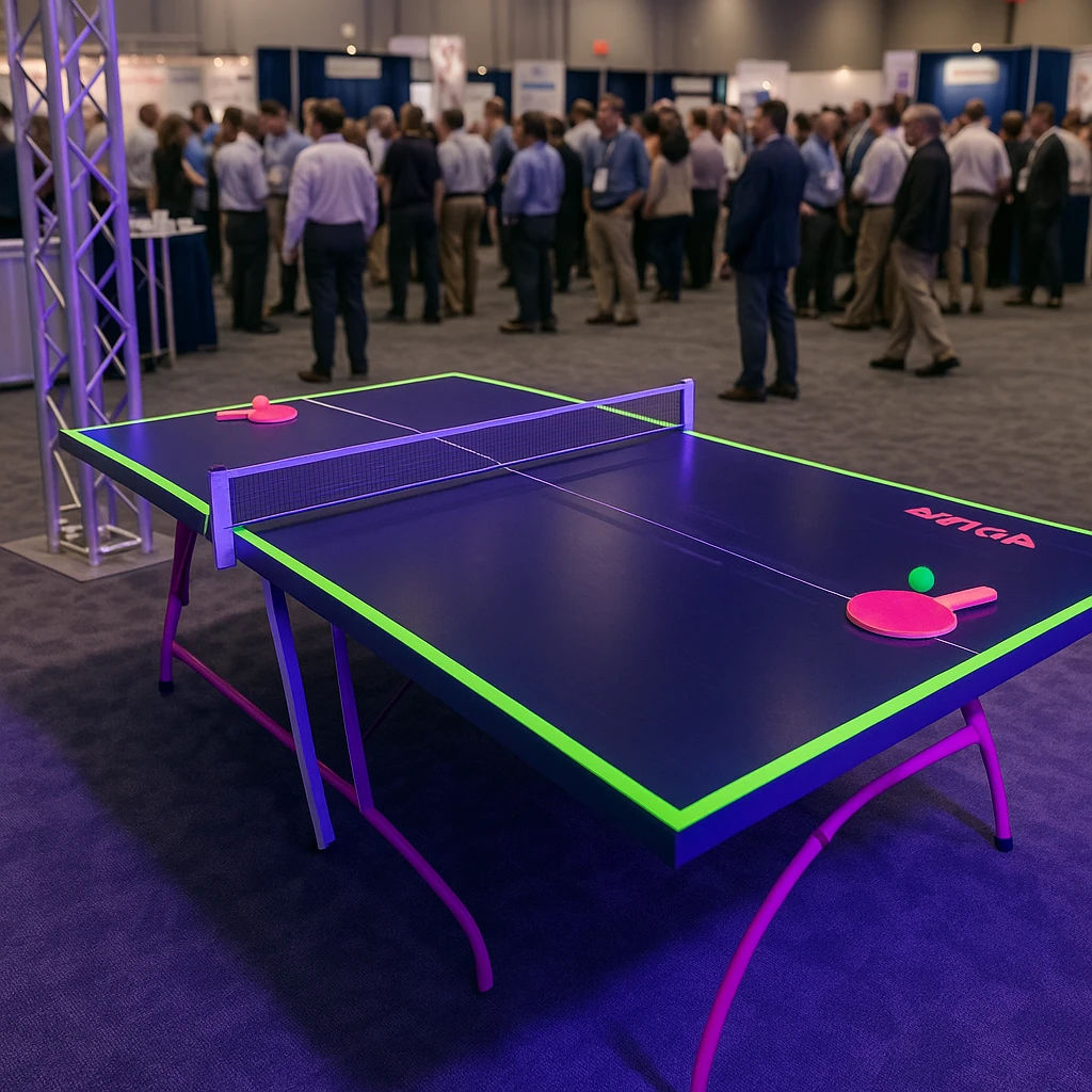 Glow Ping Pong Table Rentals