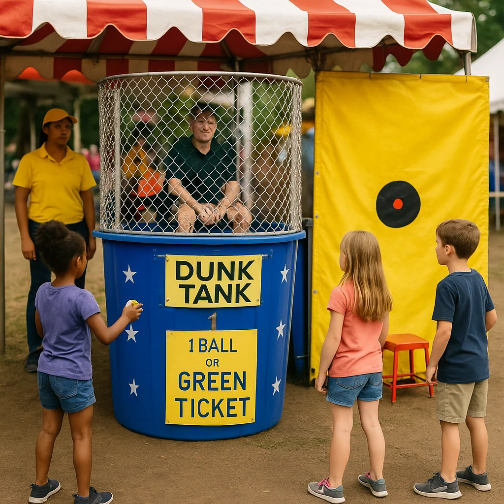 Portable mini golf putting challenge carnival game rentals course – Party Pros East Coast