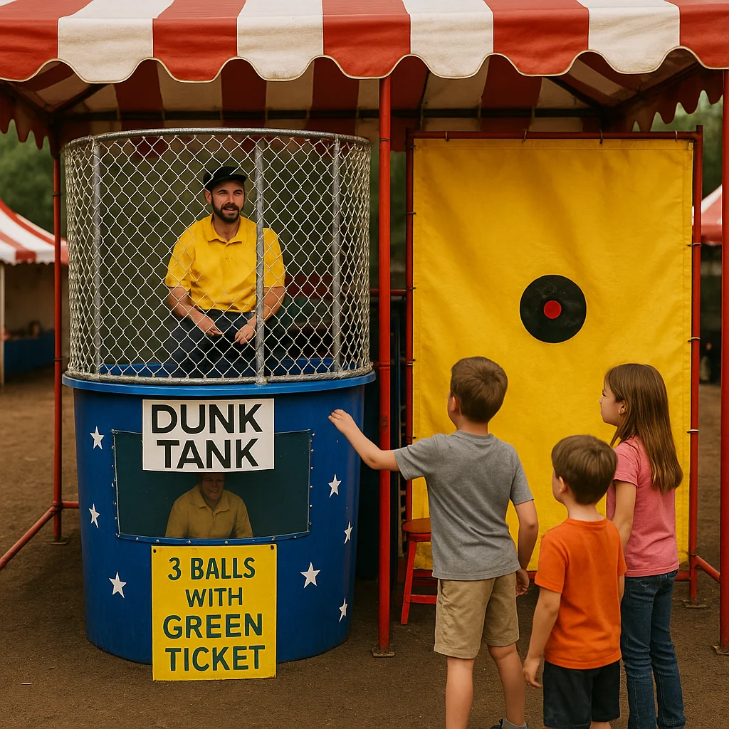 Family-friendly giant Jenga carnival game rentals stack – Party Pros East Coast