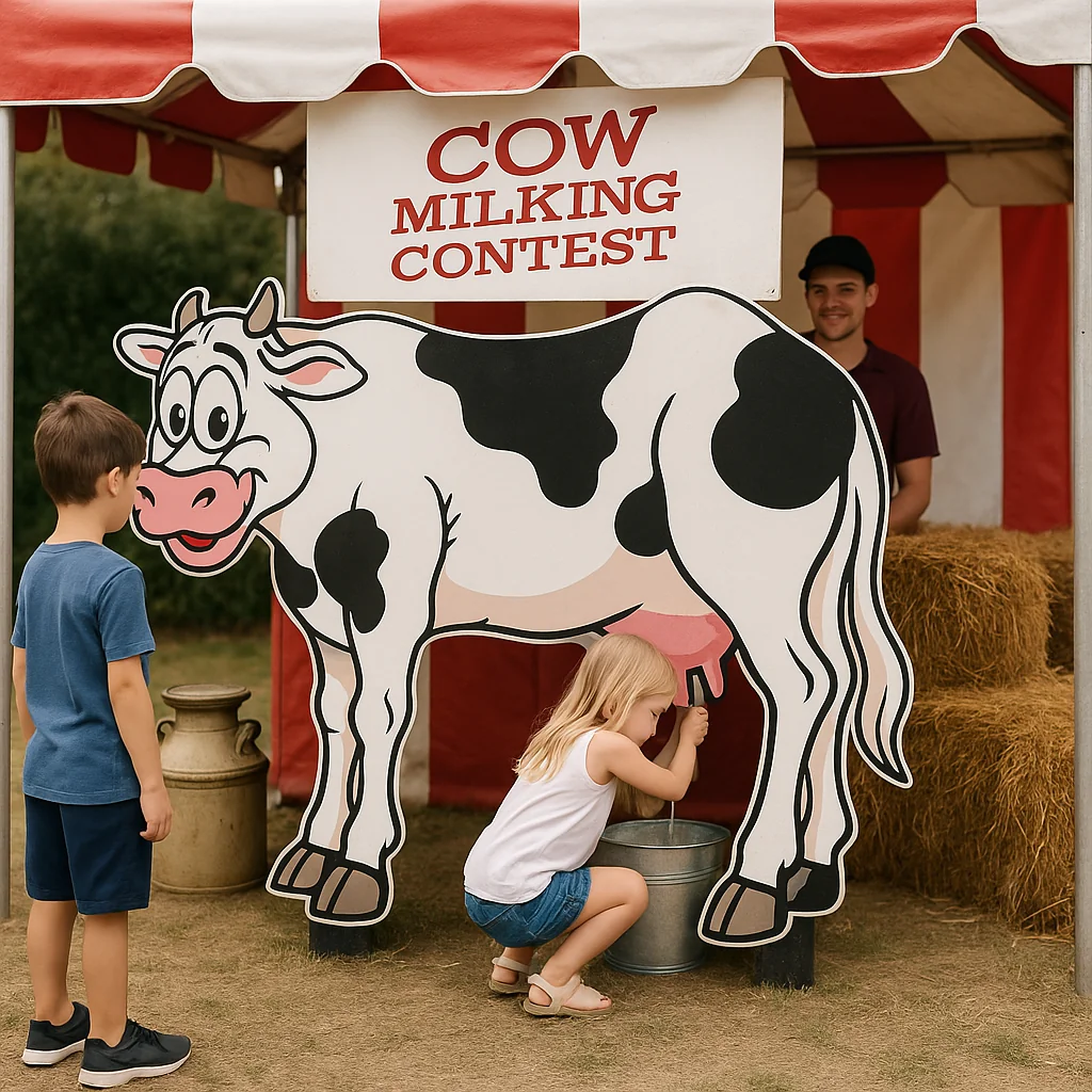 Colorful hula hoop challenge carnival game rentals activity – Party Pros East Coast