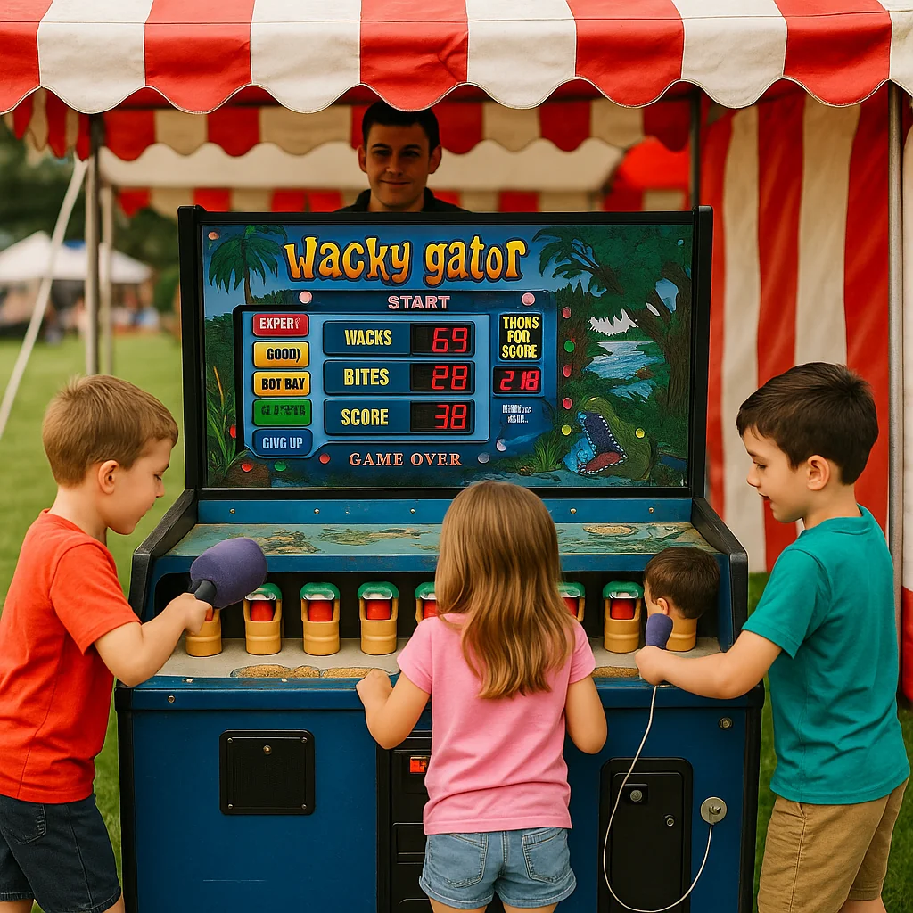 Inflatable pony hop race carnival game rentals track – Party Pros East Coast