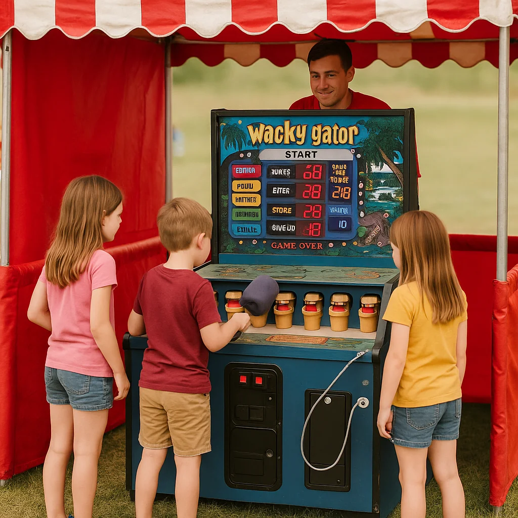 Crowd-pleasing mini bowling lane carnival game rentals setup – Party Pros East Coast