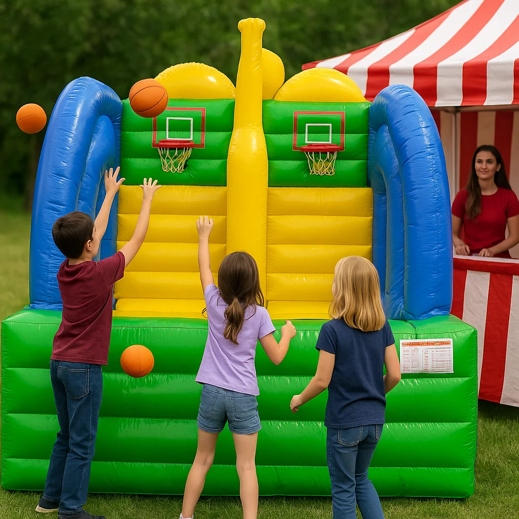Interactive gladiator joust carnival game rentals arena – Party Pros East Coast