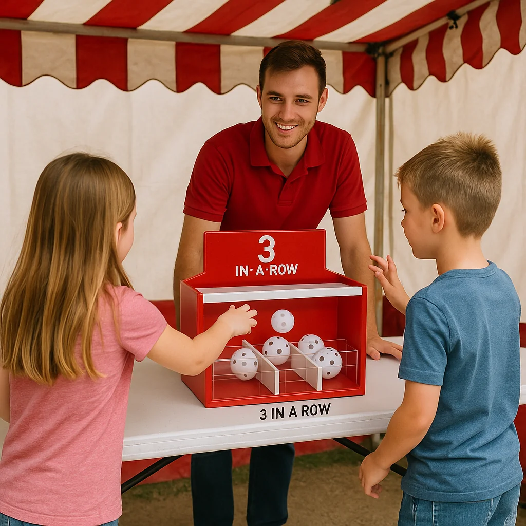 Crowd-pleasing ring the bull carnival game rentals setup – Party Pros East Coast