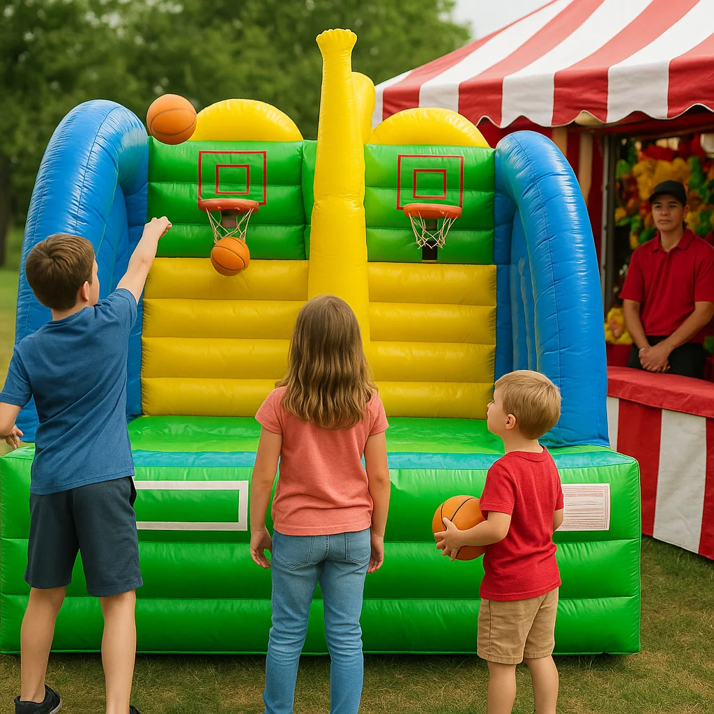 Classic dizzy-x carnival game rentals inflatable spinner – Party Pros East Coast