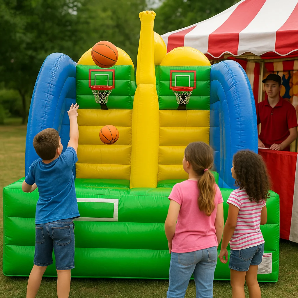 Portable spin art station carnival game rentals booth – Party Pros East Coast