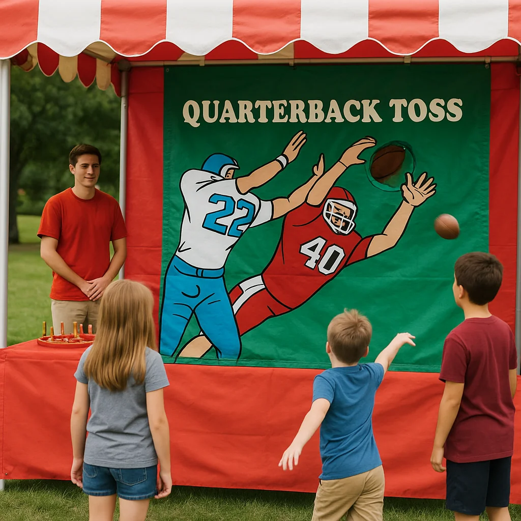 Family-friendly inflatable archery carnival game rentals range – Party Pros East Coast