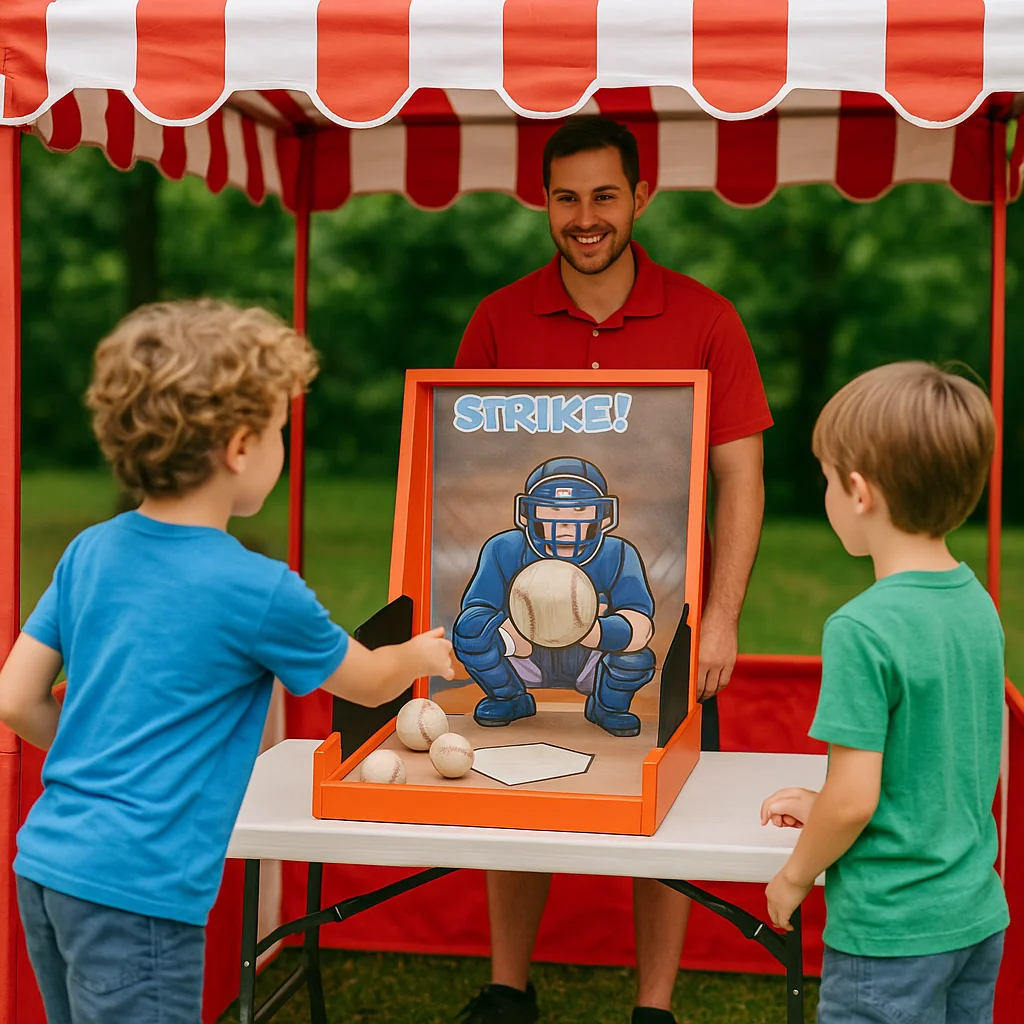 Classic velcro dartboard carnival game rentals target – Party Pros East Coast