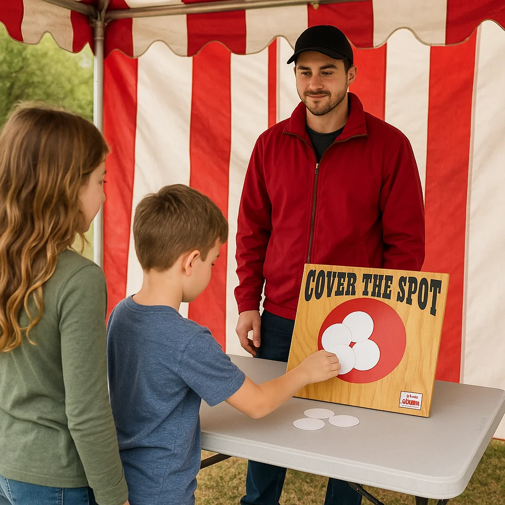 Crowd-pleasing cornhole boards carnival game rentals toss – Party Pros East Coast