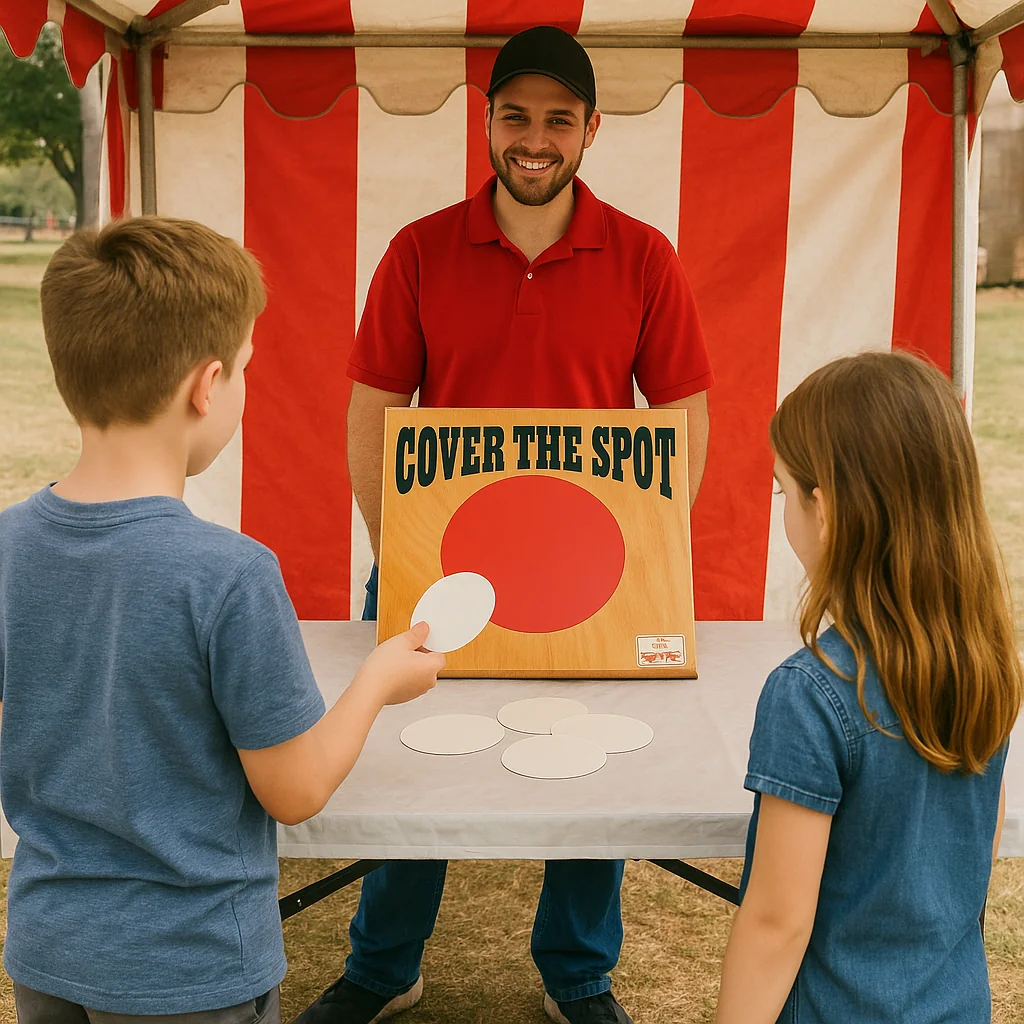 LED-lit archery hoverball carnival game rentals inflatable – Party Pros East Coast
