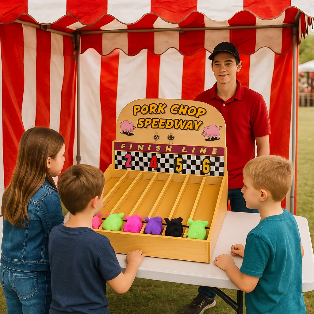 Inflatable gladiator joust carnival game rentals arena – Party Pros East Coast