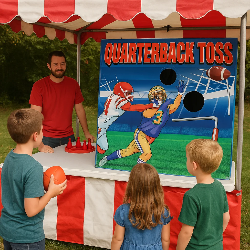 Family-friendly giant dominoes carnival game rentals set – Party Pros East Coast