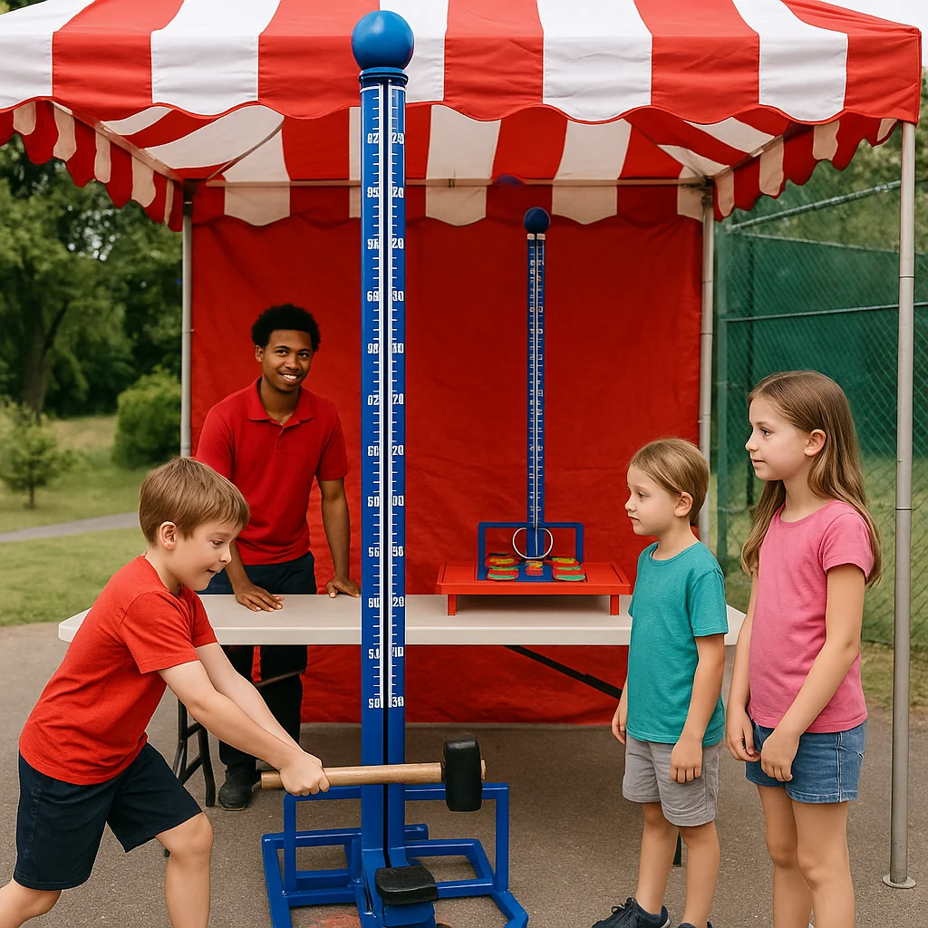 Interactive rising waters carnival game rentals race – Party Pros East Coast
