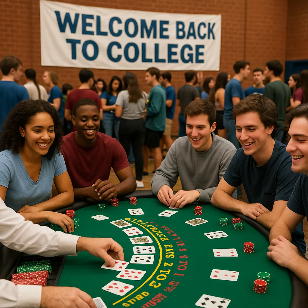 Blackjack Table Rentals in Oradell, NJ