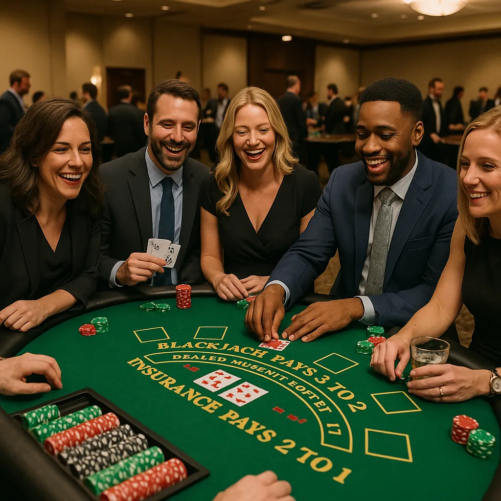 Blackjack Table Rentals in Forest Heights, MD