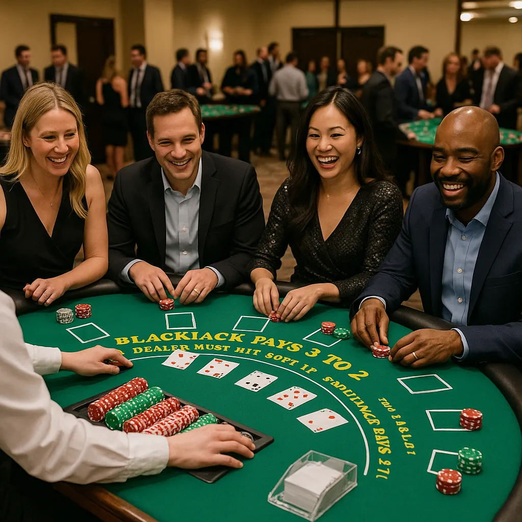 Blackjack Table Rentals in Frederick, MD