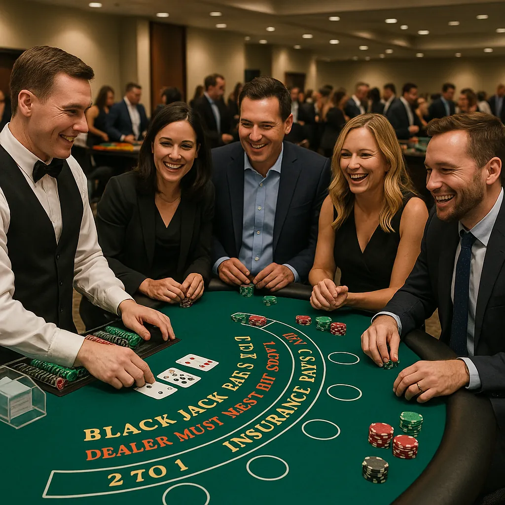 Blackjack Table Rentals in Equinunk, PA