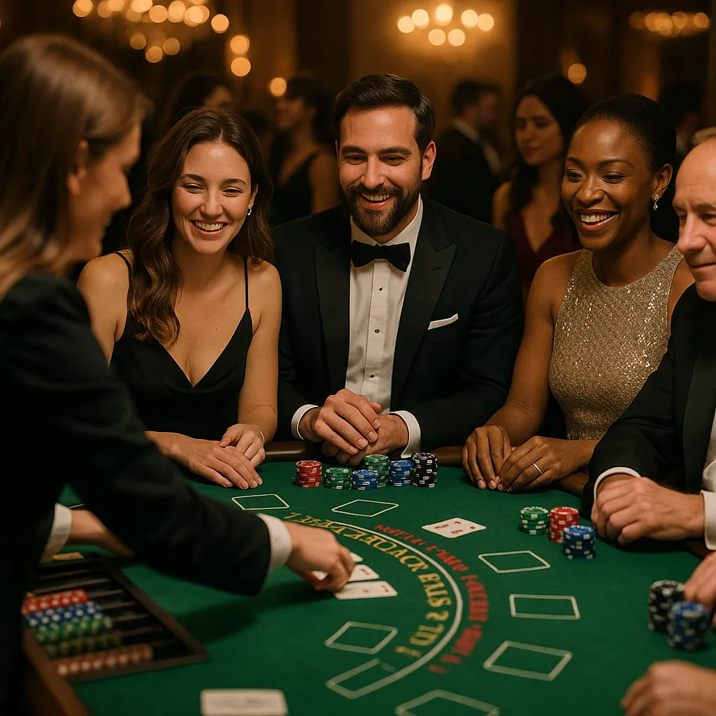 Blackjack Table Rentals in Bart, PA