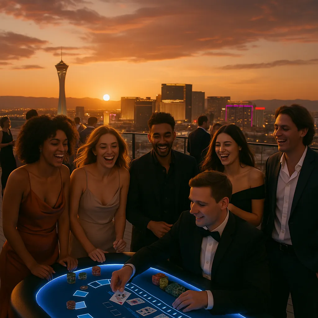 Blackjack Table Rentals in Henderson, MD