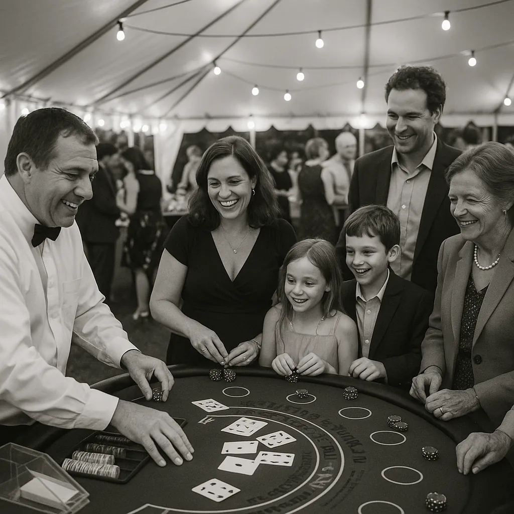 Blackjack Table Rentals in Pineville, PA