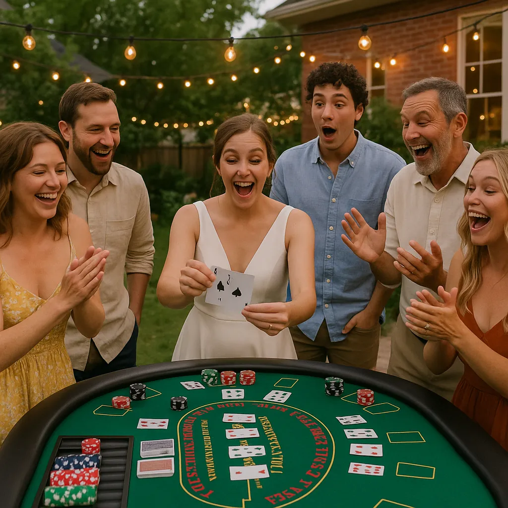 Blackjack Table Rentals in Luke, MD