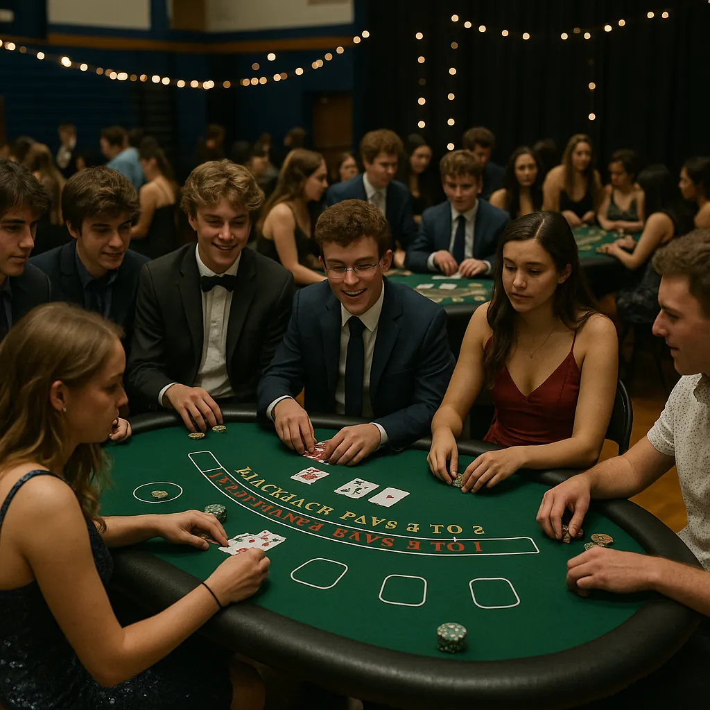 Blackjack Table Rentals in Rowland, PA