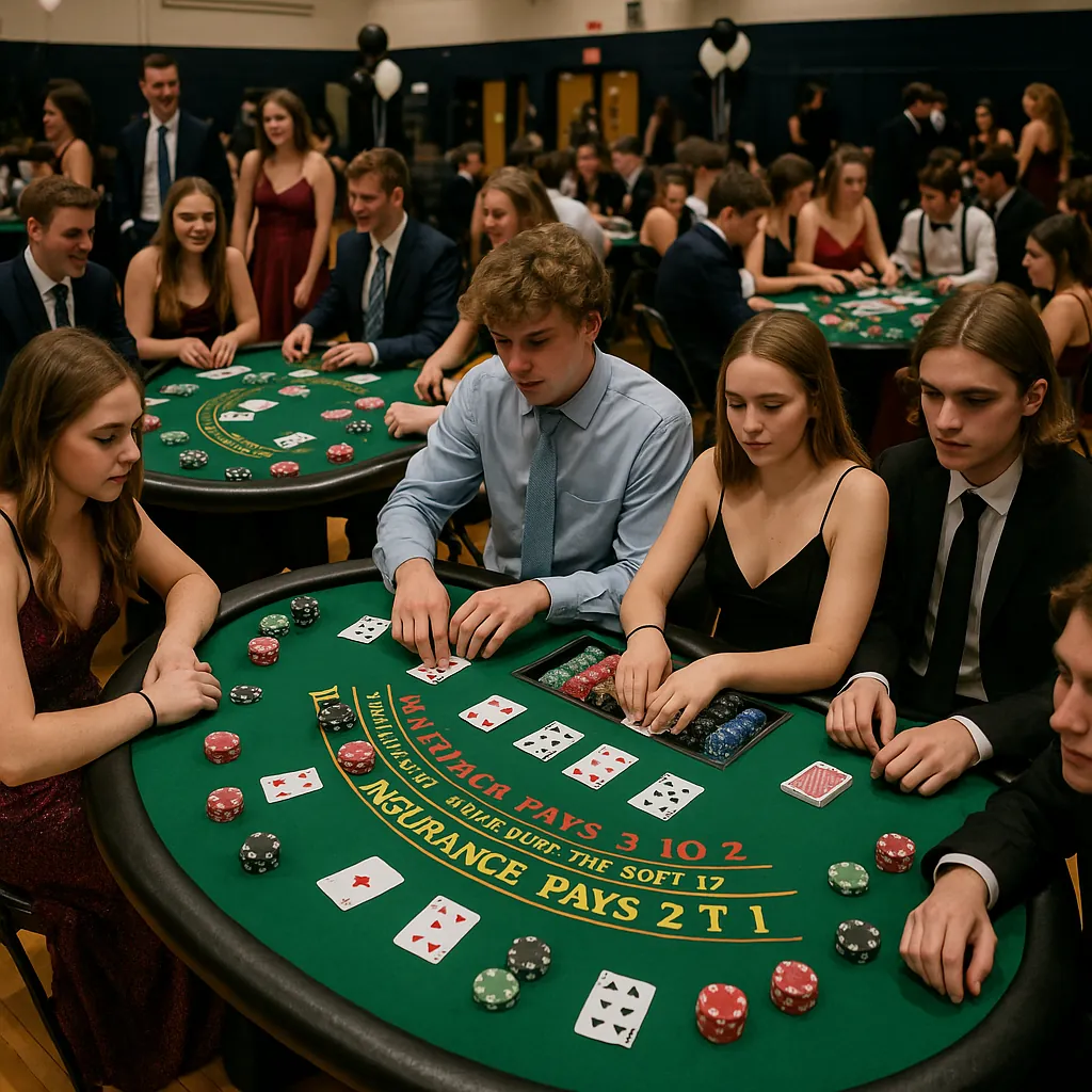 Blackjack Table Rentals in Wyalusing, PA