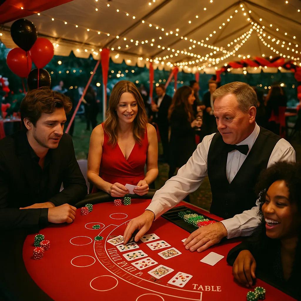 Blackjack Table Rentals in North Salem, NY