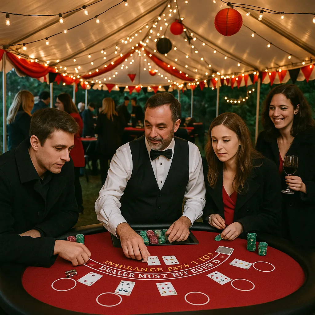 Blackjack Table Rentals in Orangetown, NY