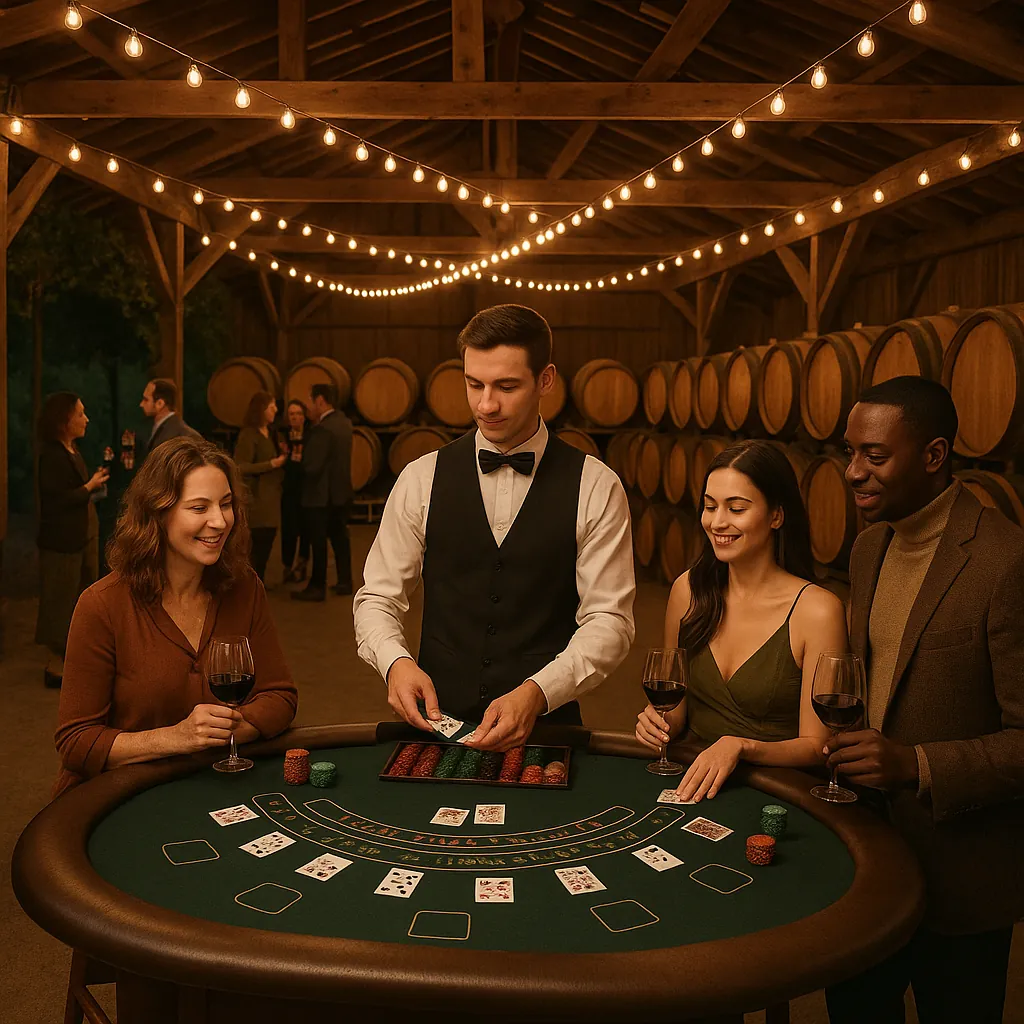 Blackjack Table Rentals in Talmage, PA