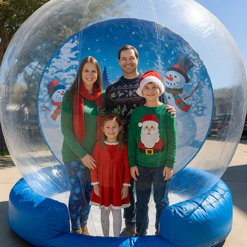 walk‑in snow globe rental for corporate event — professional event staff — professional event staff