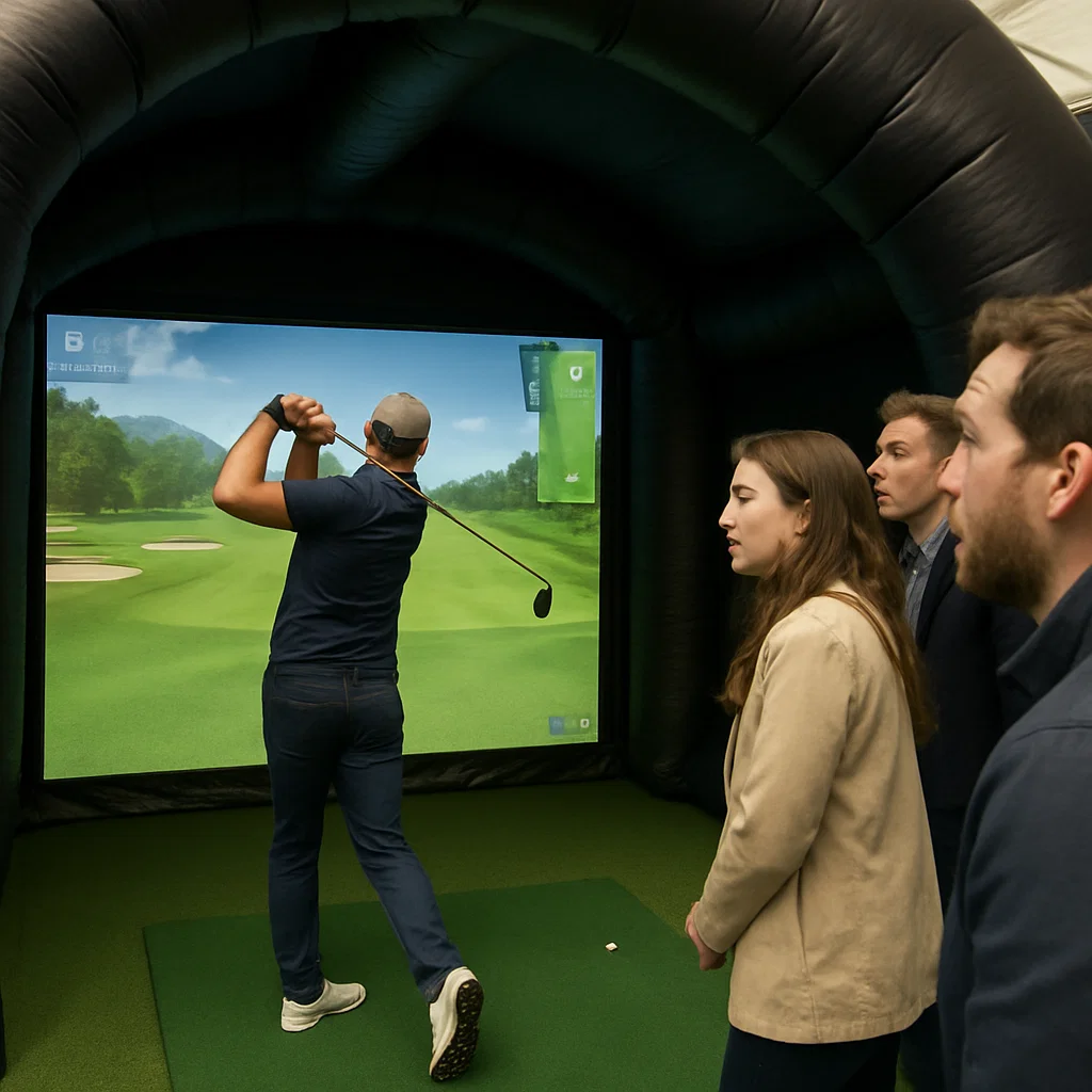 Golf Simulator Rental in Houston. DE
