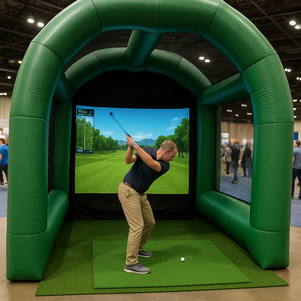 Guests strike tongues out in fundraiser photo booth rental by Party Pros East Coast