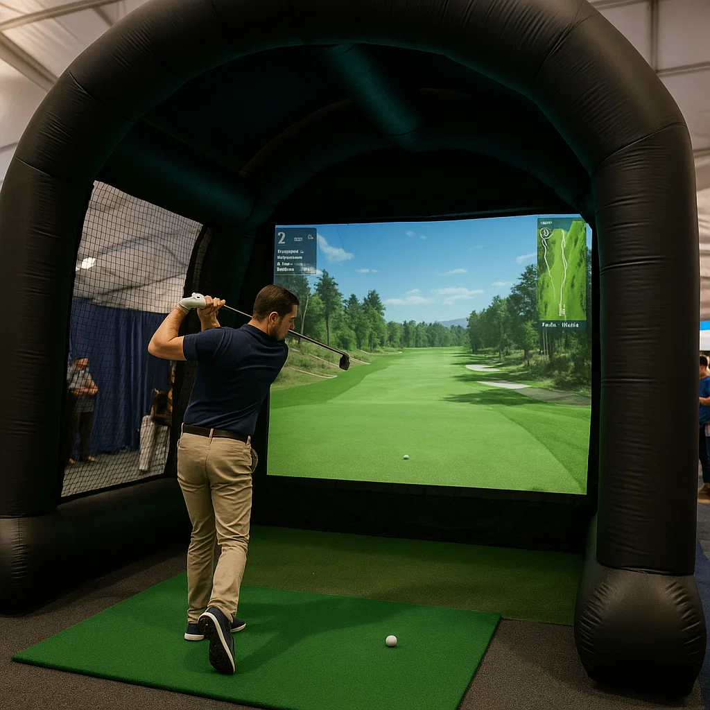 Golf Simulator Rental in Burnham. PA