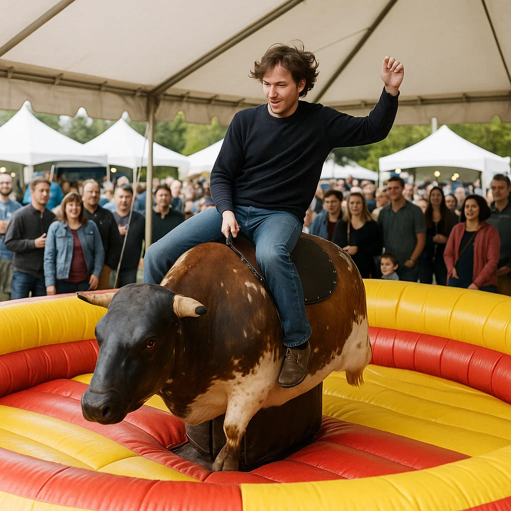 Mechanical Bull Ride for Hire  –  Chevy Chase Section Five, MD