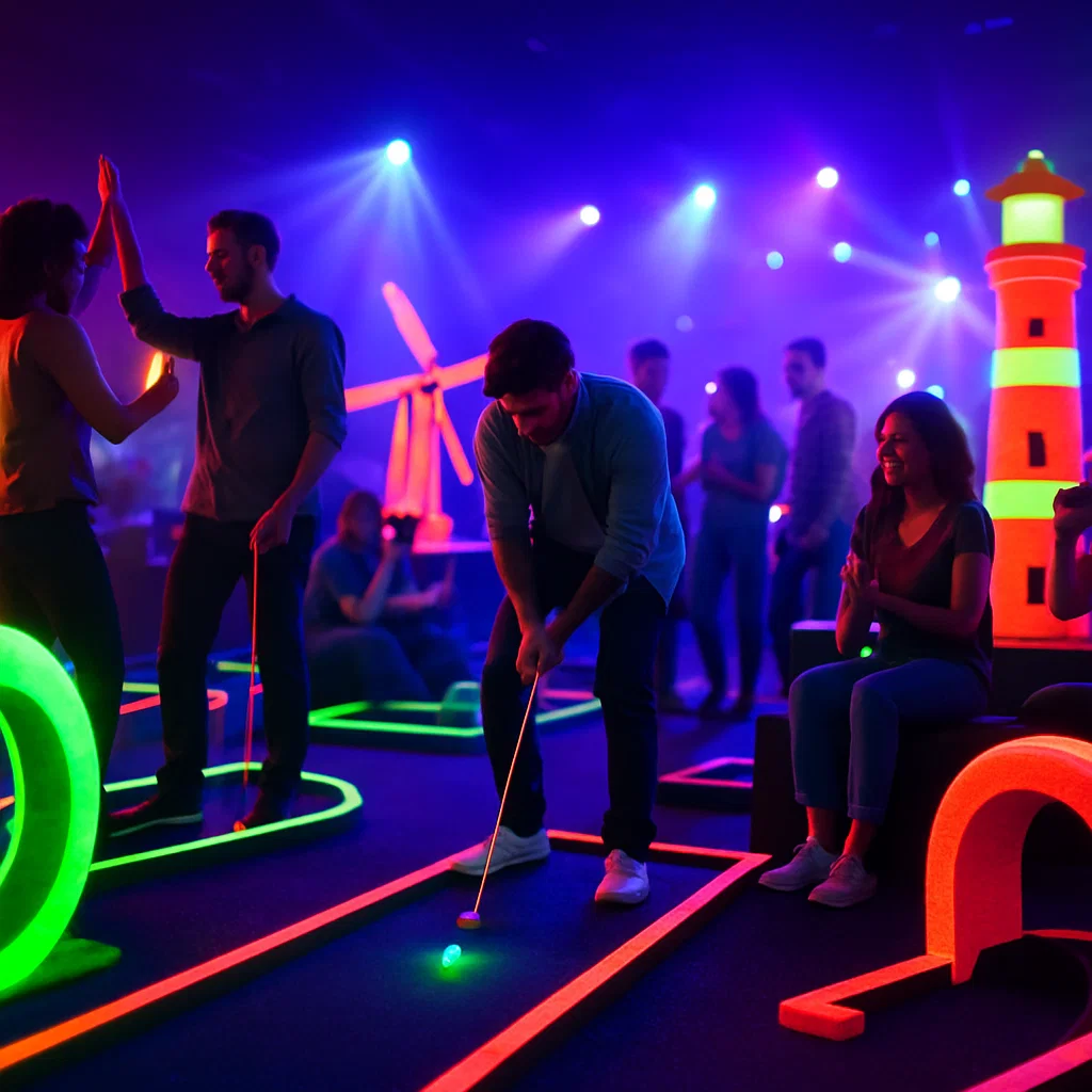Spring Mini Golf Mobile Mini Golf Rental Spring Run PA – Glow & Classic