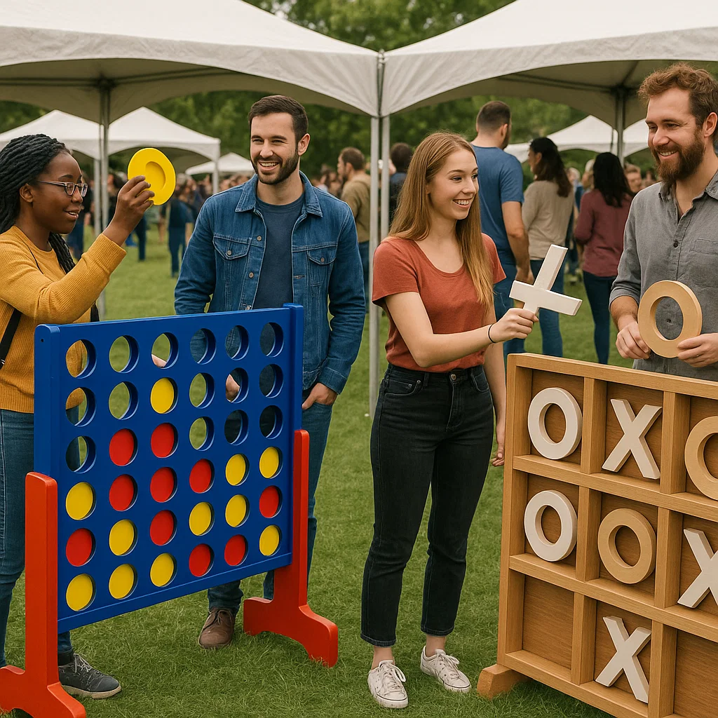 Interactive giant games