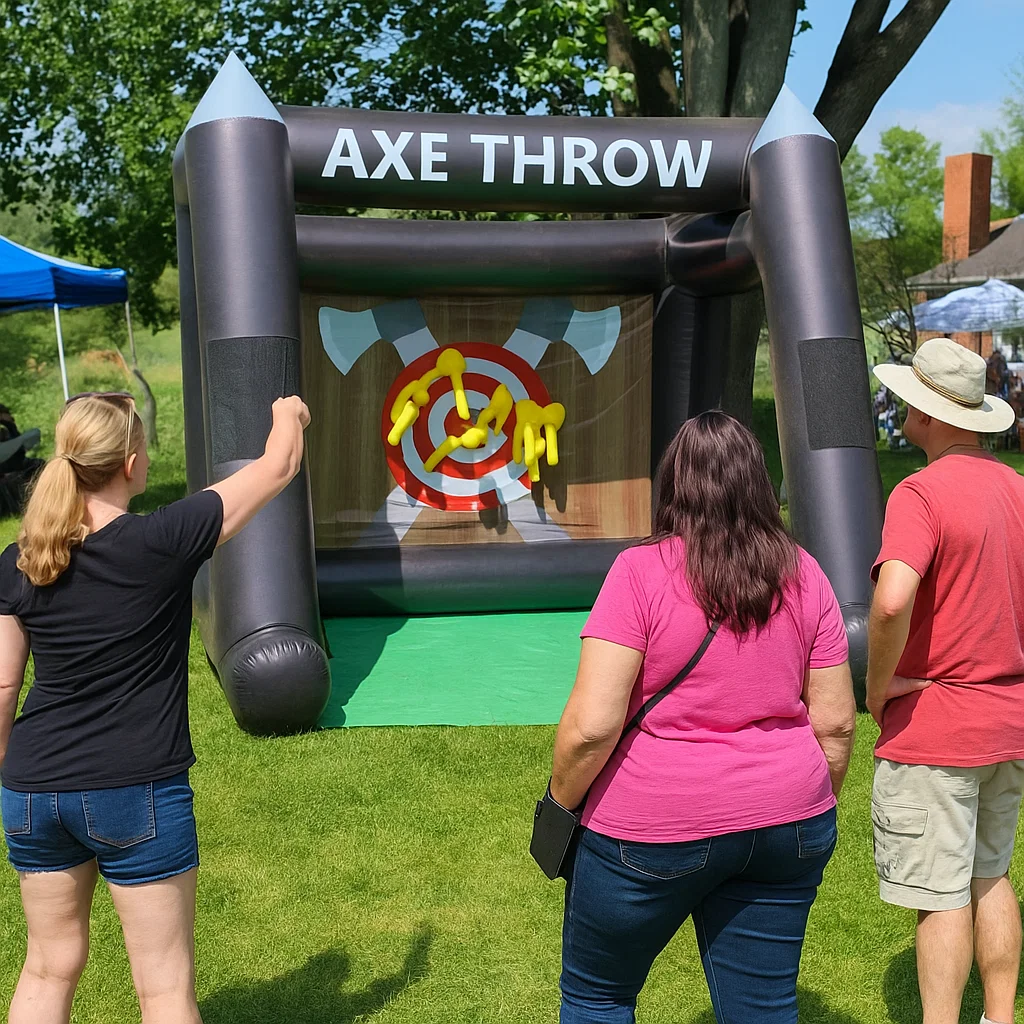 with safety backstop; fun and safe for all ages.