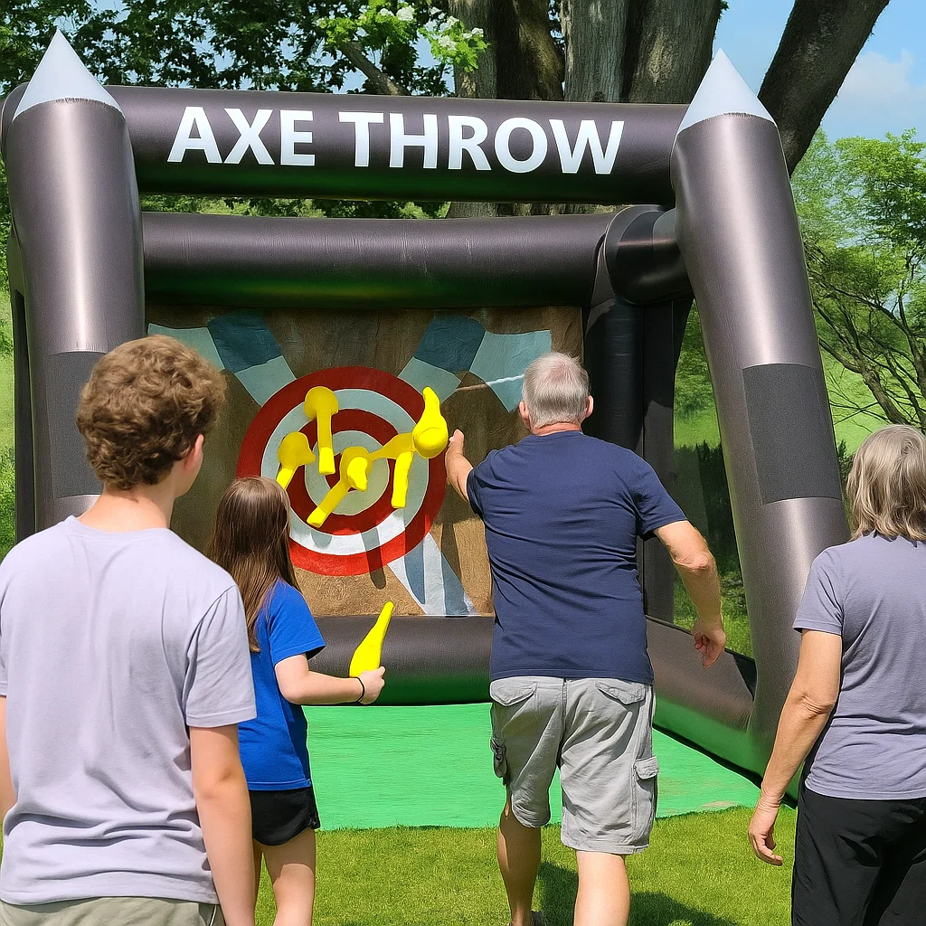 with safety-focused rules; crowd-pleasing interactive game.